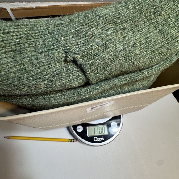 VTG Puritan Sportswear Aquamatic Wash and Dry Wool Grandpa Sweater Green Large - Picture 9 of 9